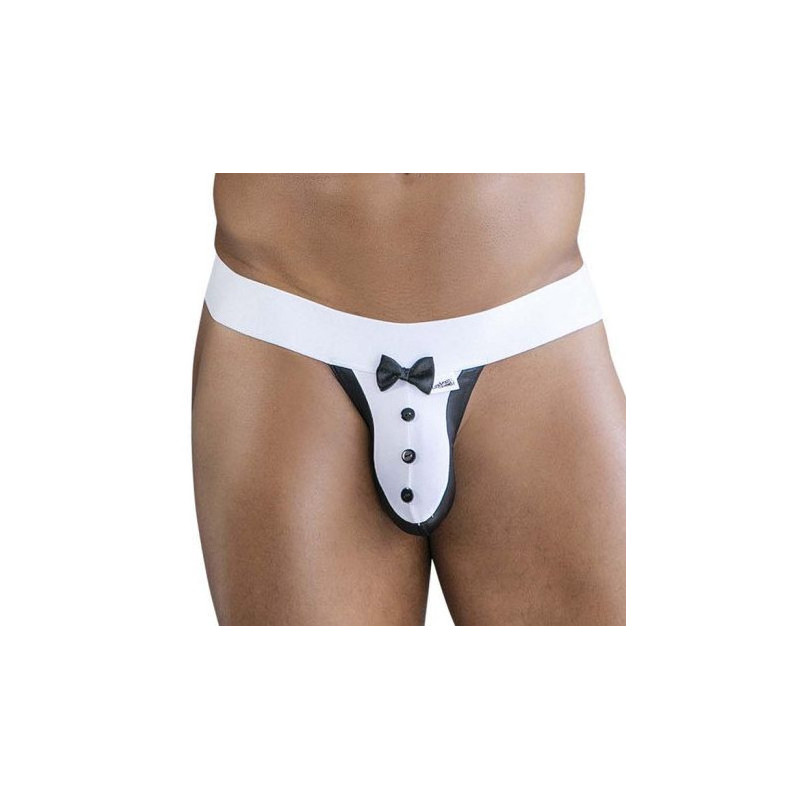 CandyMan String Nestor Blanc-Noir
